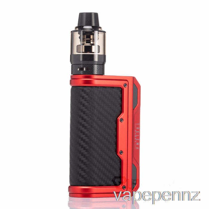 Lost Vape THELEMA QUEST 200W Starter Kit Red / Carbon Fiber VAPE NZ